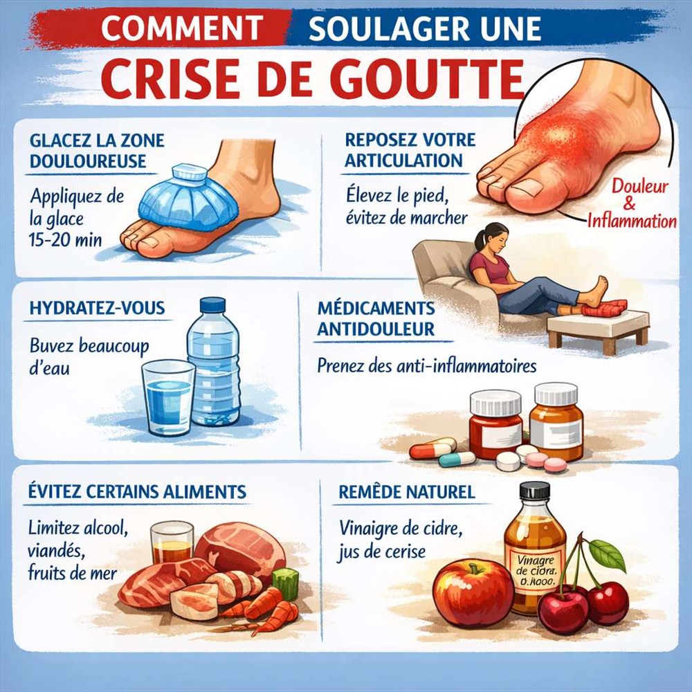 Soulagement de la Goutte : Astuces et Prévention
