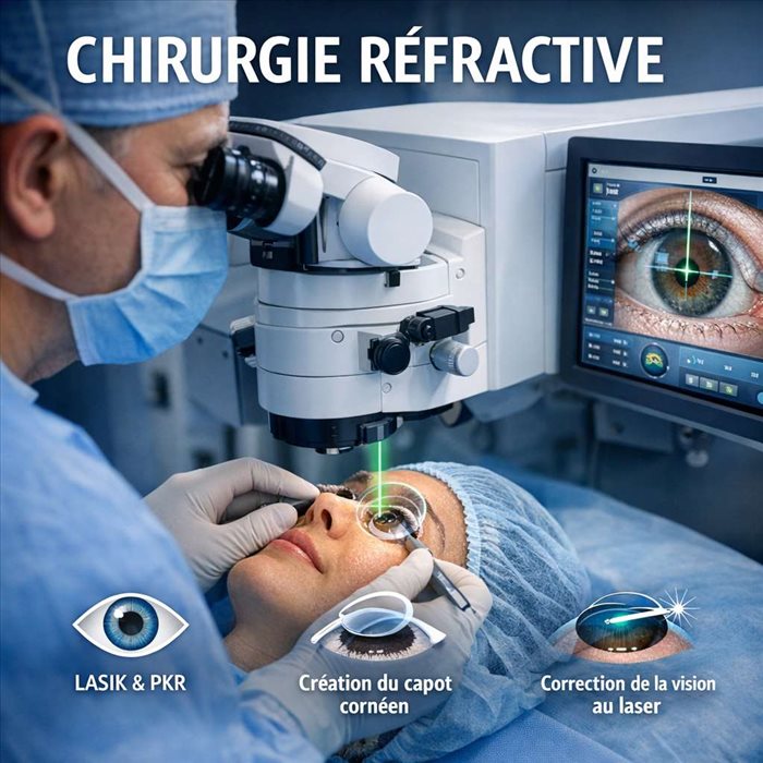 Les techniques et avantages de la chirurgie réfractive