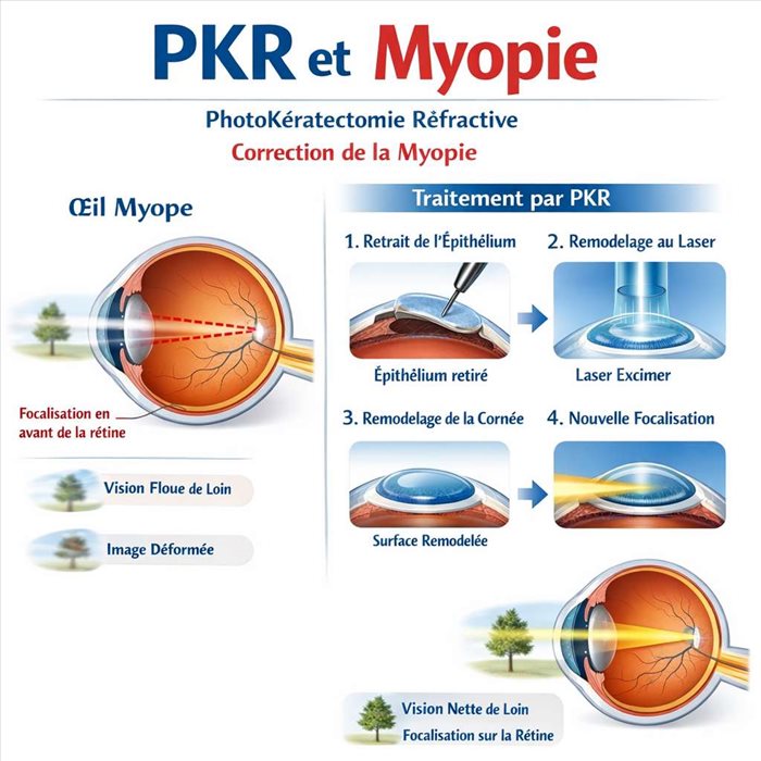 PKR et myopie : quels patients peuvent réellement bénéficier de cette opération??
