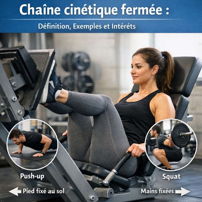 Qu’est-ce que la chaîne cinétique fermée ? Définition, exemples et intérêts
