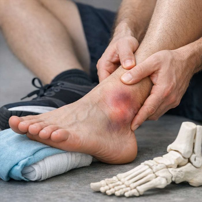 Perte de dorsiflexion après une entorse de cheville : causes