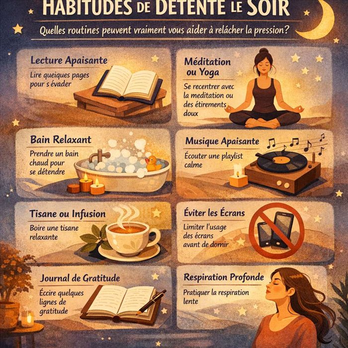 Quelles habitudes adopter pour une soirée plus apaisée ?