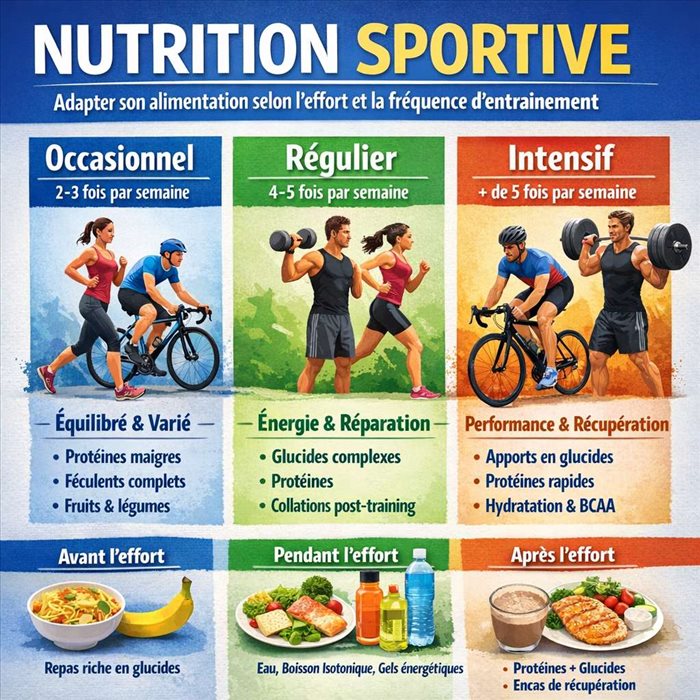 Nutrition sportive : adapter son alimentation à chaque effort